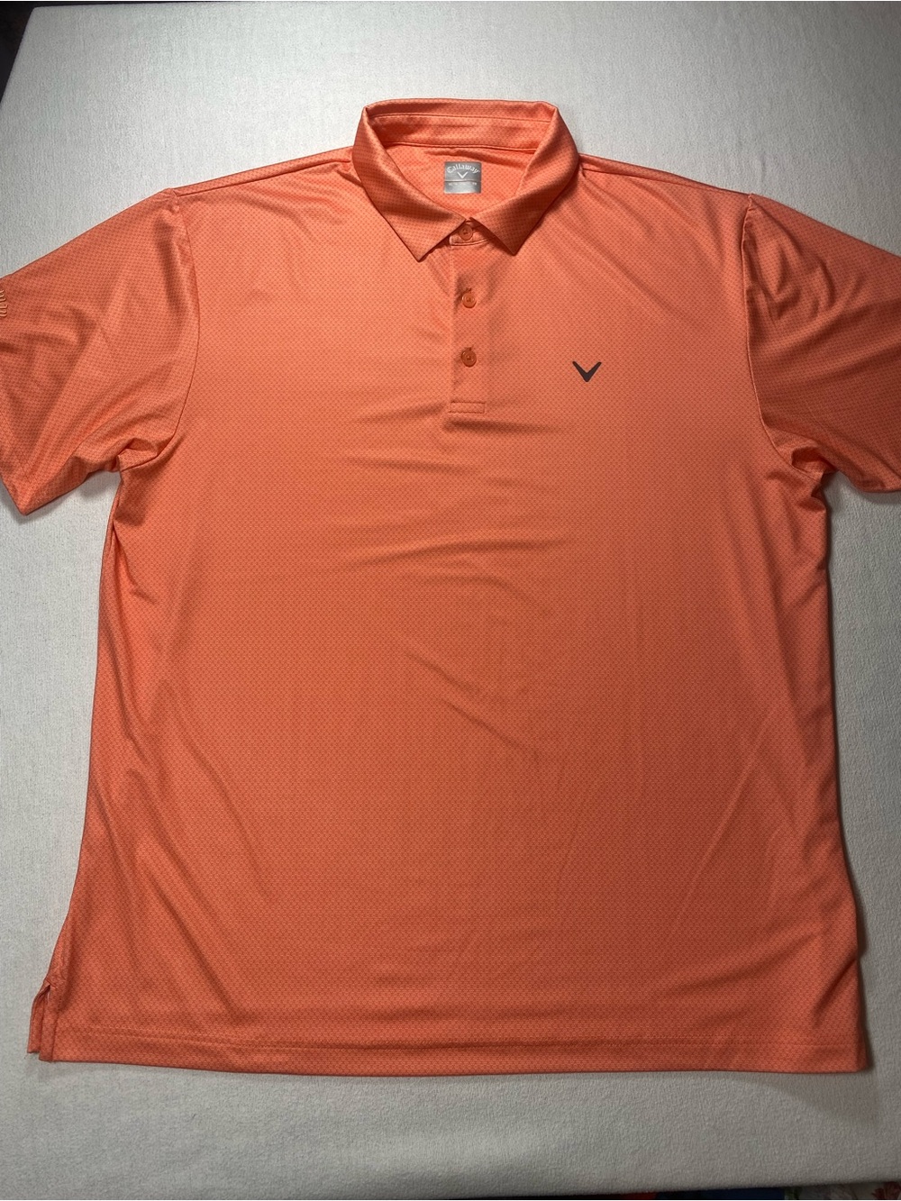 Callaway Men’s Coral Orange Performance Polo